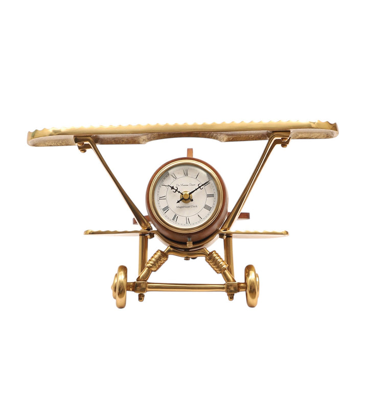 Expobazaar Meridians Sentinel Table Clock Gold