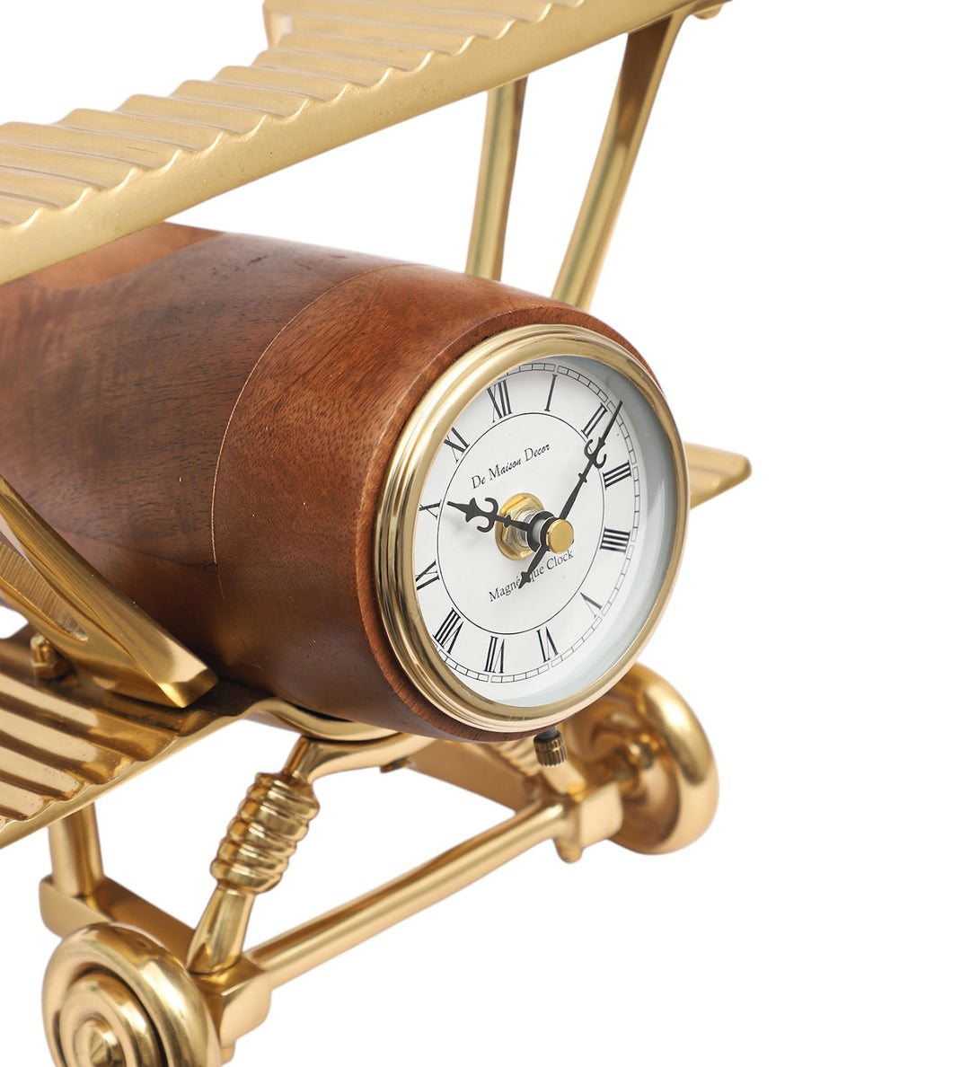 Expobazaar Meridians Sentinel Table Clock Gold