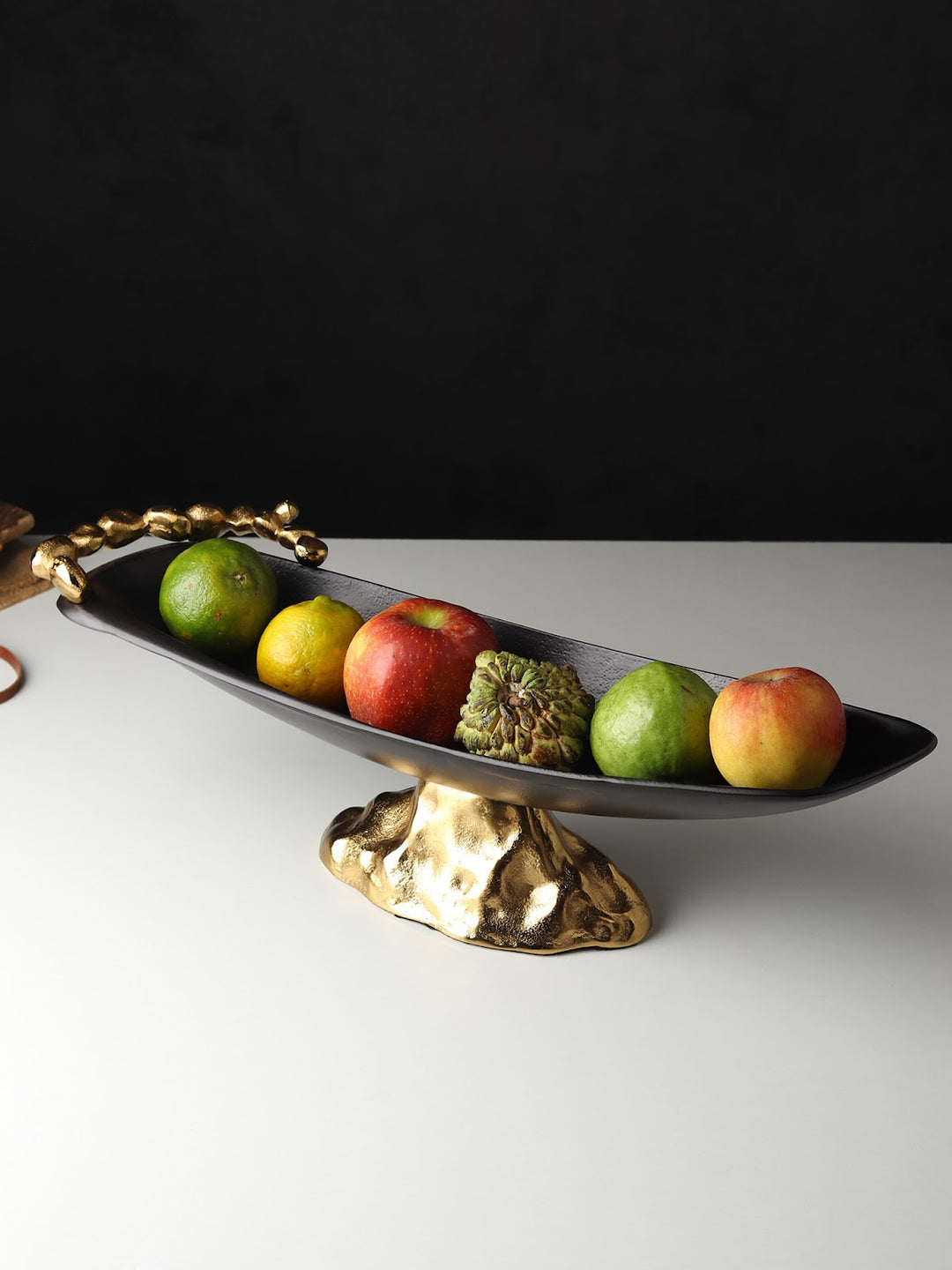 Expobazaar Stones Orivia Gold Platter Large