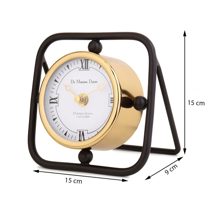Expobazaar Vertex Clock Gold