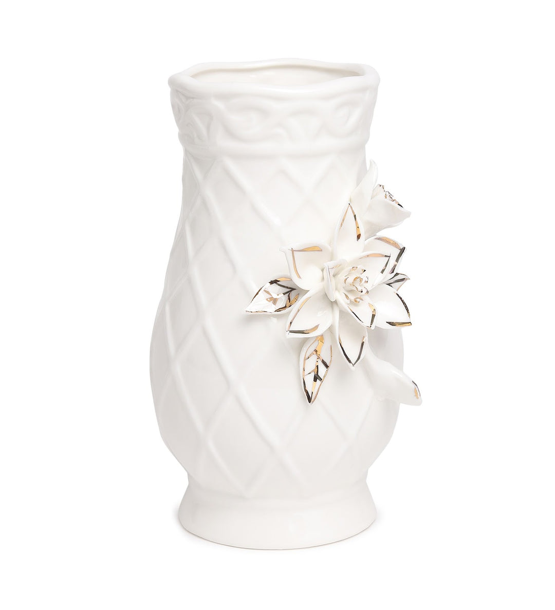 Margaux Fleur Sculpted Bloom Porcelain Vase view 6