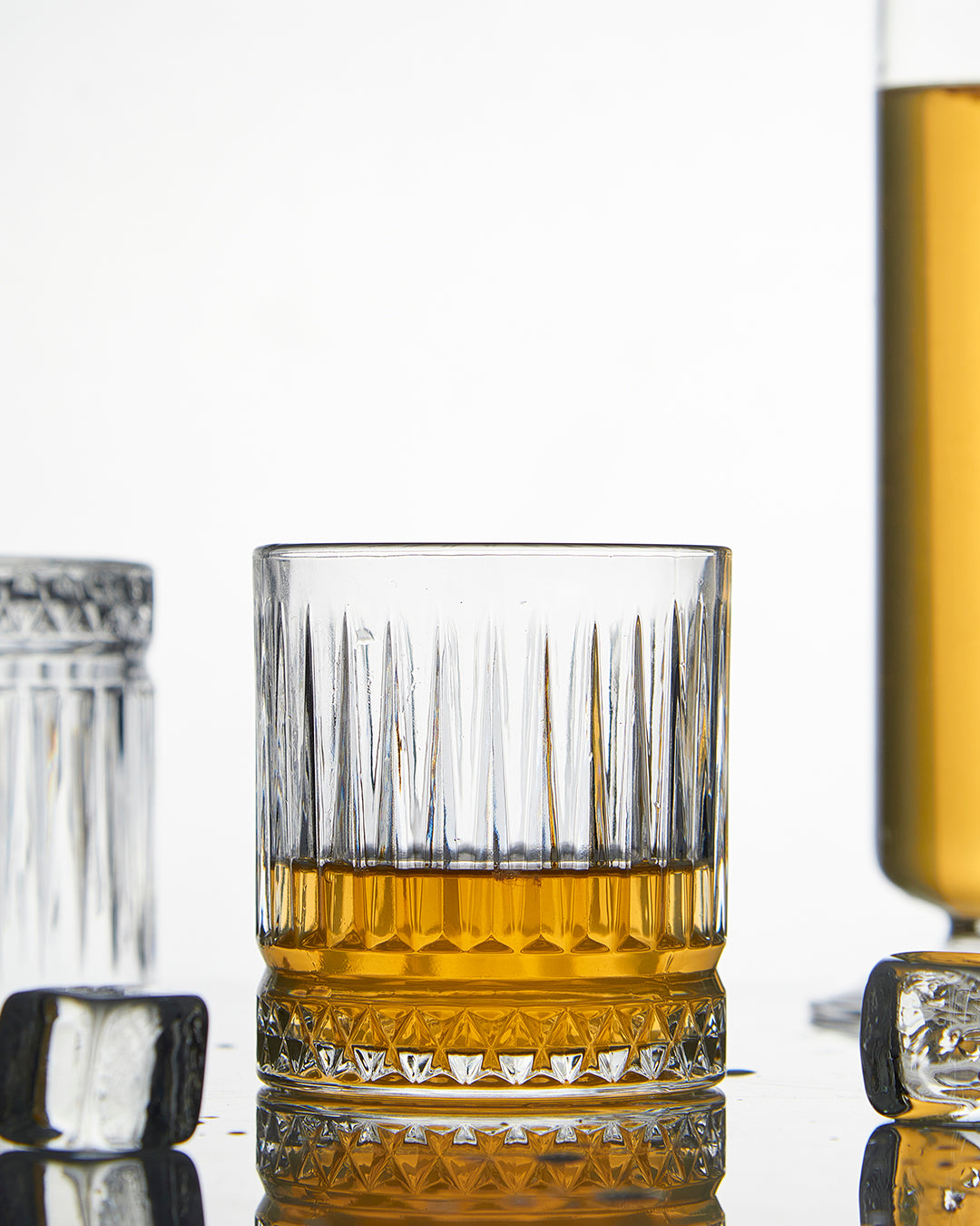 Fluted Whiskey Glass in crystal glass, 330 ml