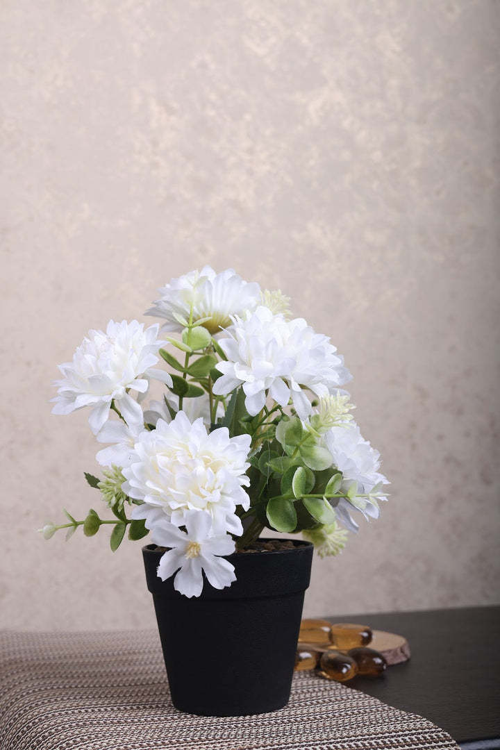 Expobazaar Elegant Artificial Dahlia Flower Bunch for Home Decor