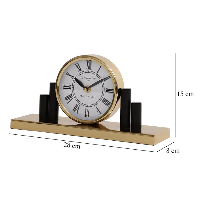 Expobazaar Harbor Hour Clock In Gold