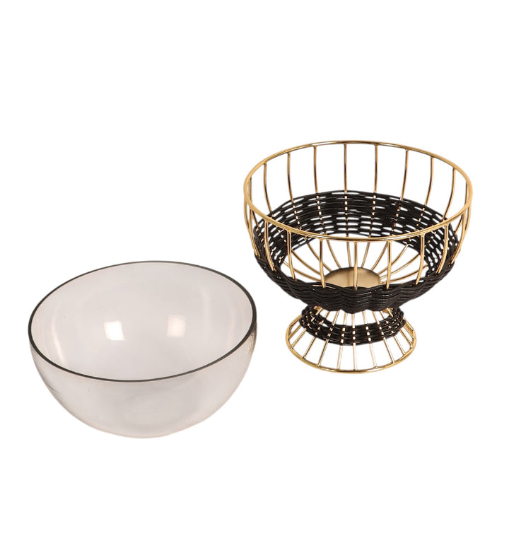 Expobazaar Elowen Bloom Medium Bowl Gold