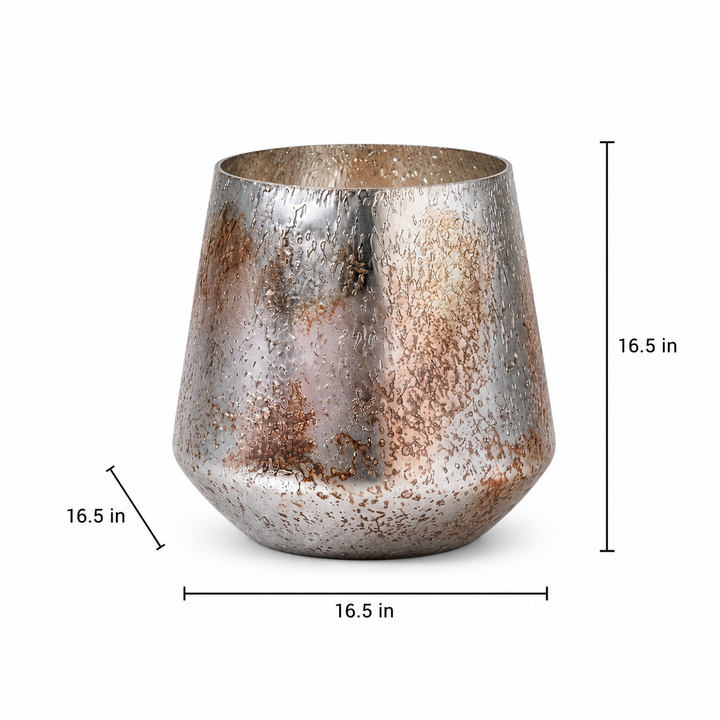 Glass Candle Holder, Multicolour