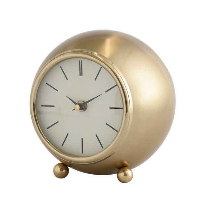 Expobazaar Gold Round  Seraphic Veil Desk Clock