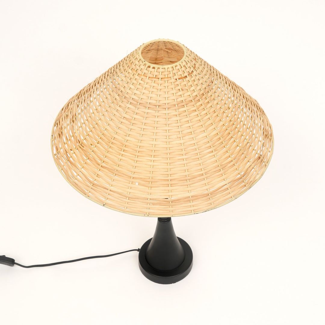 Rattan Table Lamp for Living Room & Bedroom view 3