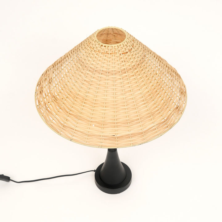 Rattan Table Lamp for Living Room & Bedroom view 3