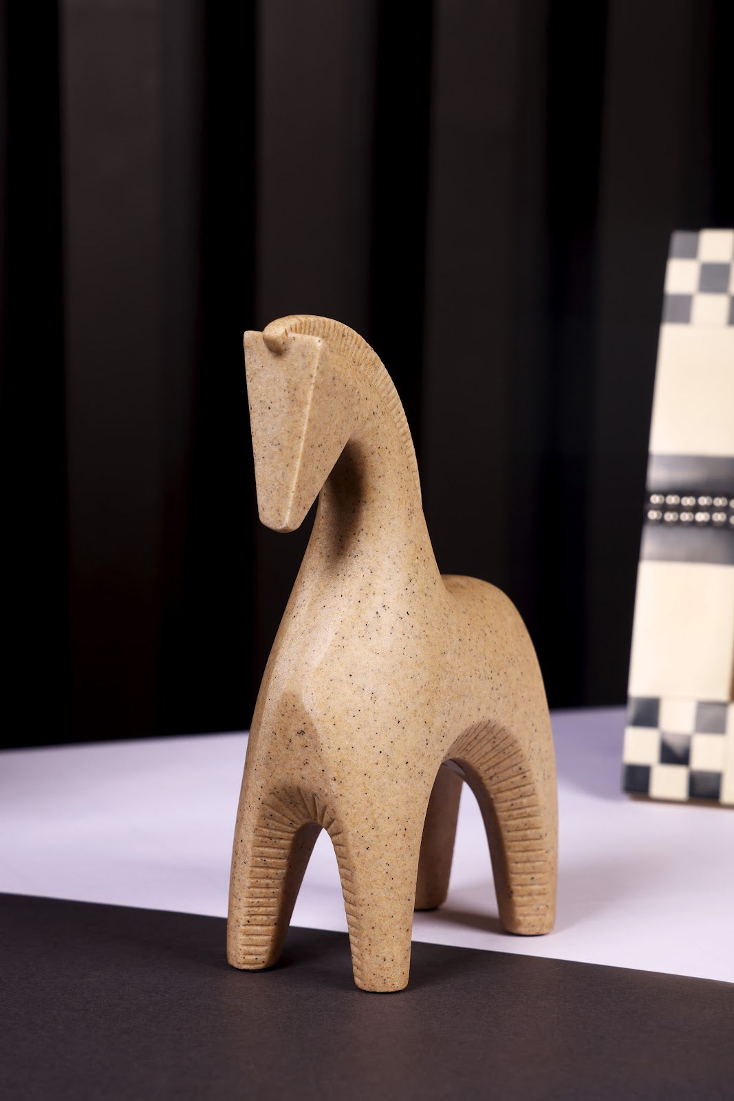 Expobazaar Modern Nordic Horse Resin Sculpture for Stylish Decor