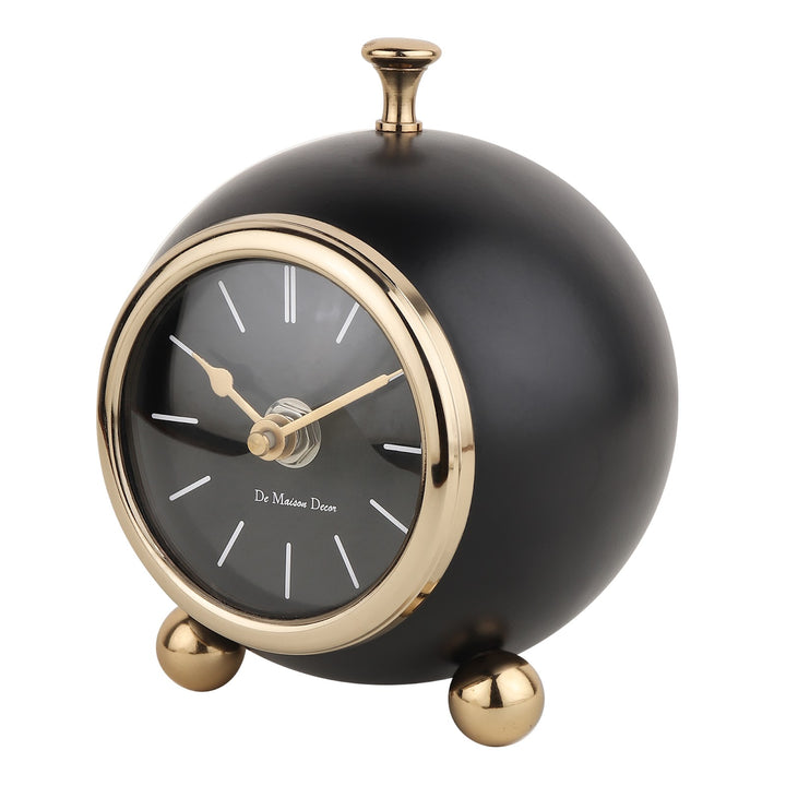 Expobazaar Sphere TimeKeeper table clock in Black