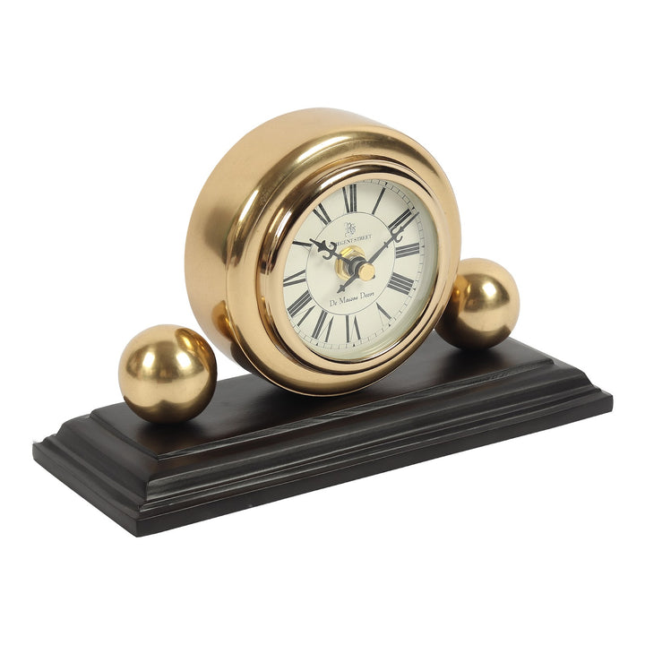 Expobazaar Orbitron table clock in gold