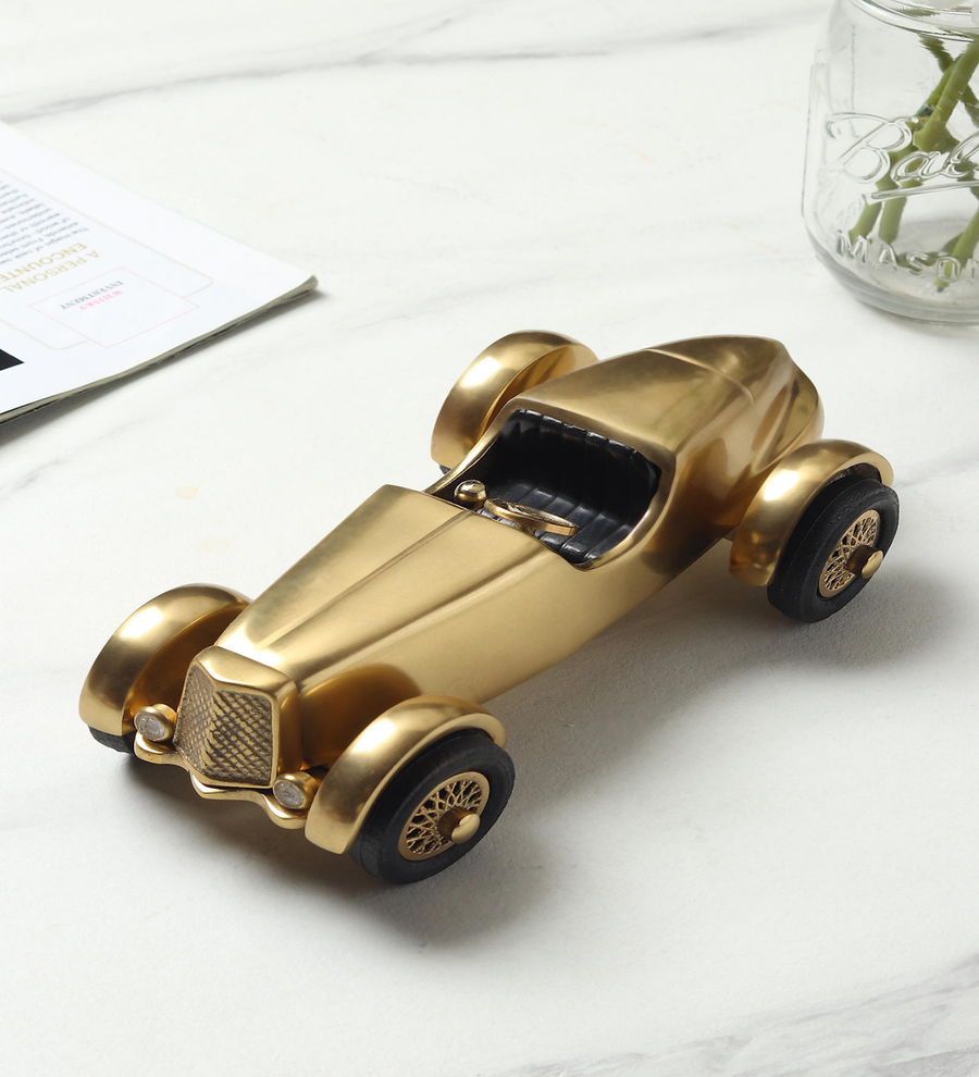 Vintage Blower Classic Car Aluminium Decorative Showpiece view 1