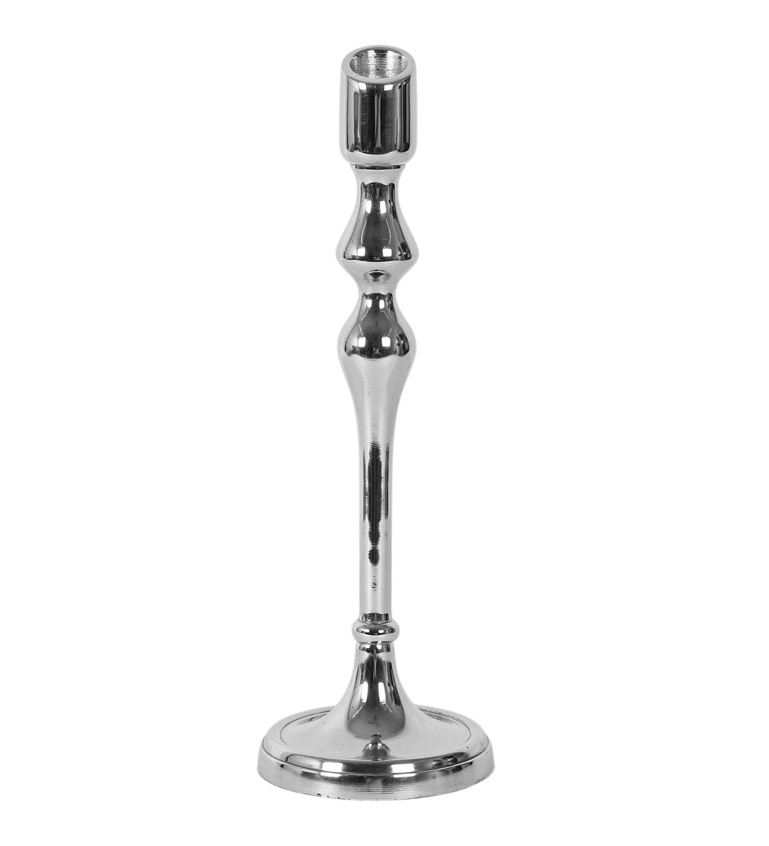 Expobazaar Lumora Large Silver Candle Holder