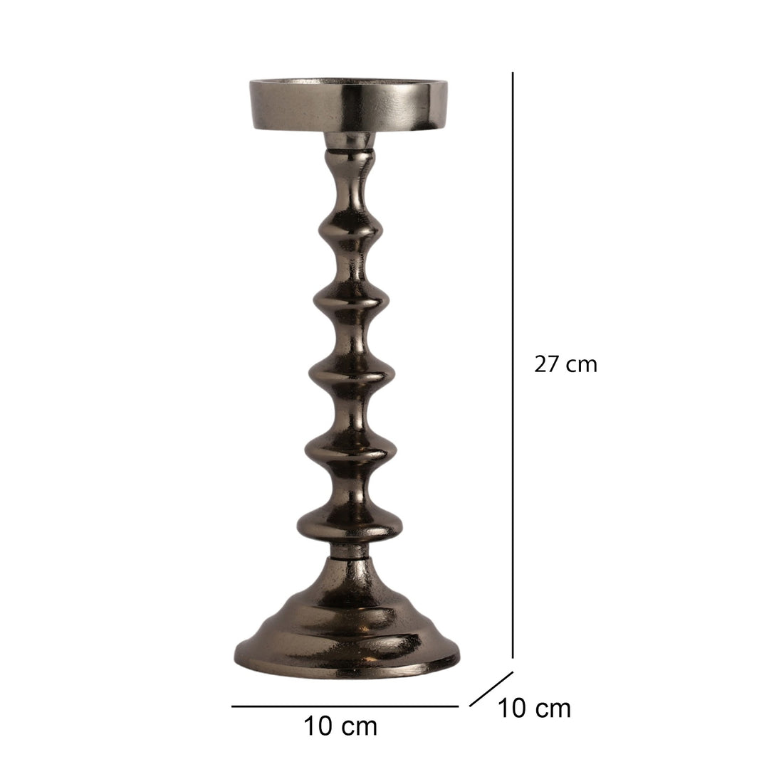 Expobazaar Ebon Whisper Black Candle Holders