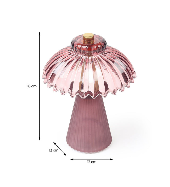 Cressa Crystelle Sculpted Glass Table Lamp Style 2 view 3