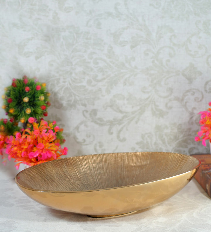 Expobazaar The shining Gold Serving Basket