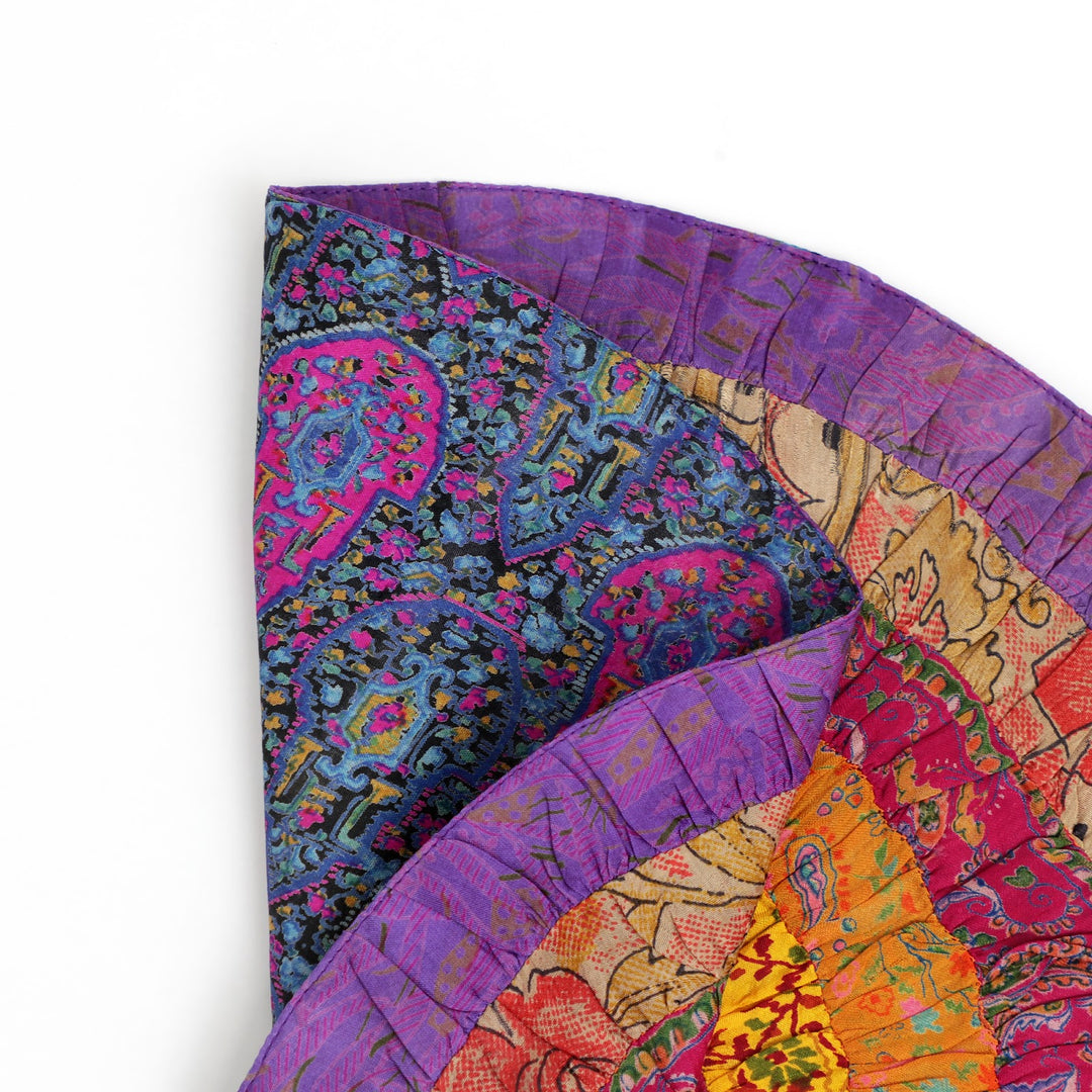 Silk Round Table Mat Set of 2, view 16
