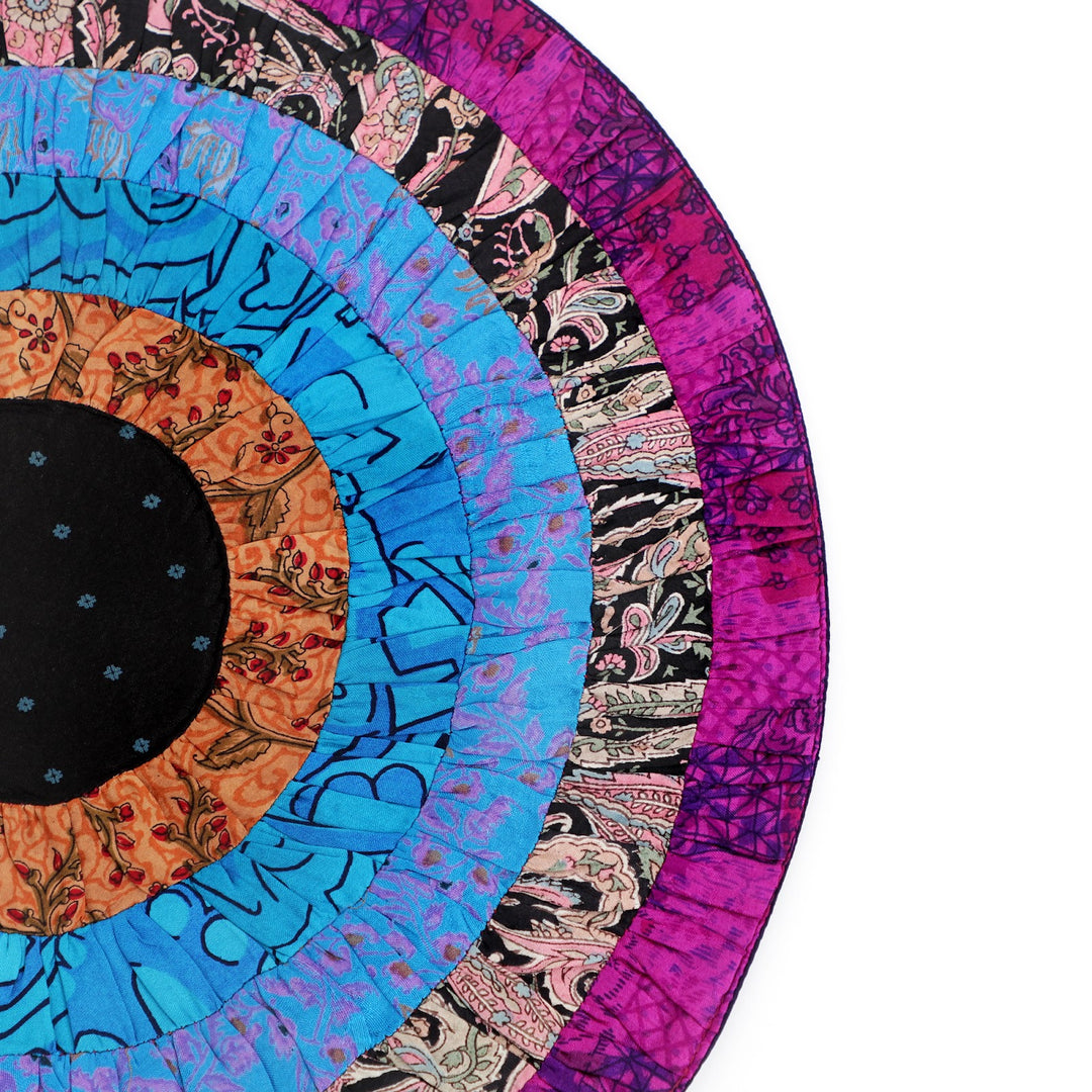Silk Round Table Mat Set of 2, view 26