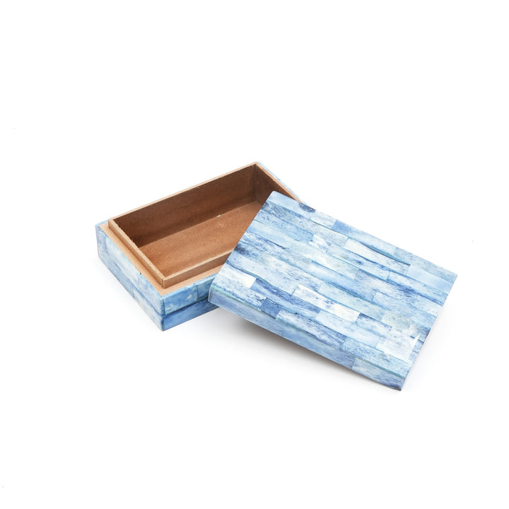 Delhi Indigo Inlay Decorative Storage Box Small