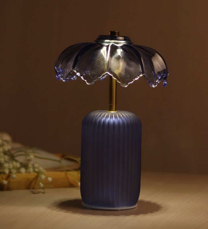 Novelle Crystelle Sculpted Glass Table Lamp Style 1 view 2