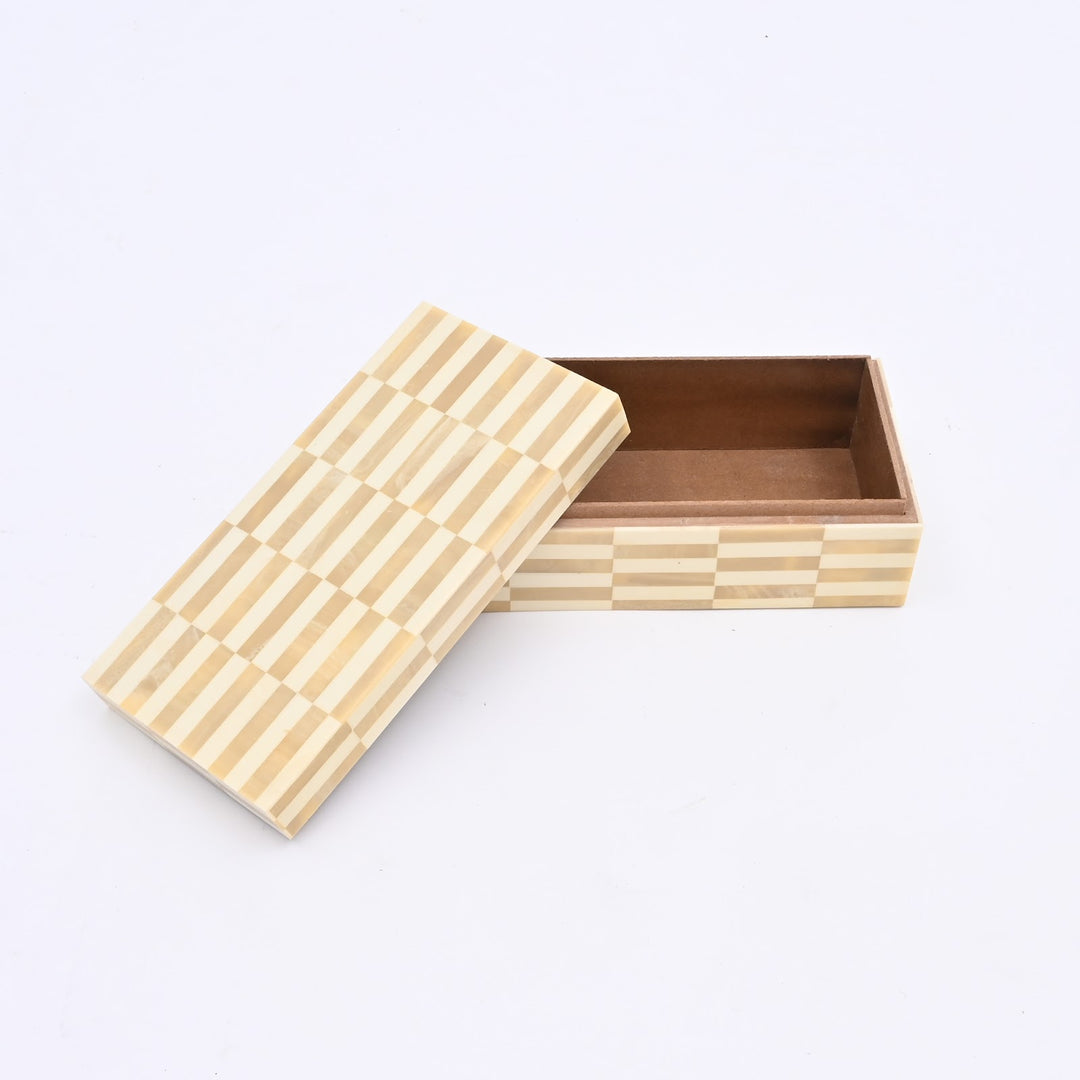 Ivory Inlay Decorative Storage Box Small