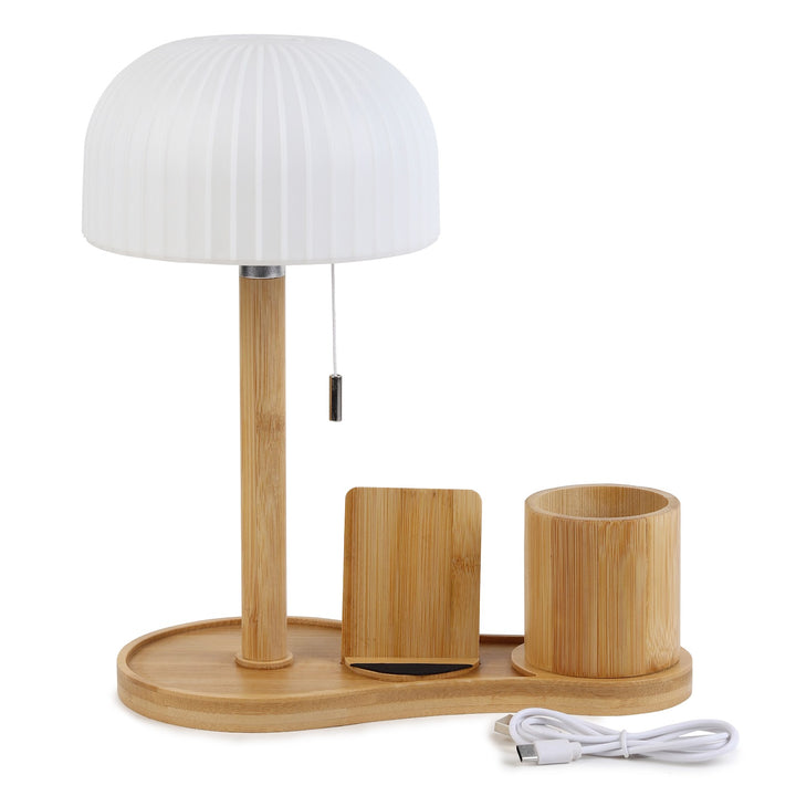 Expobazaar Mush Wood Study Lamp