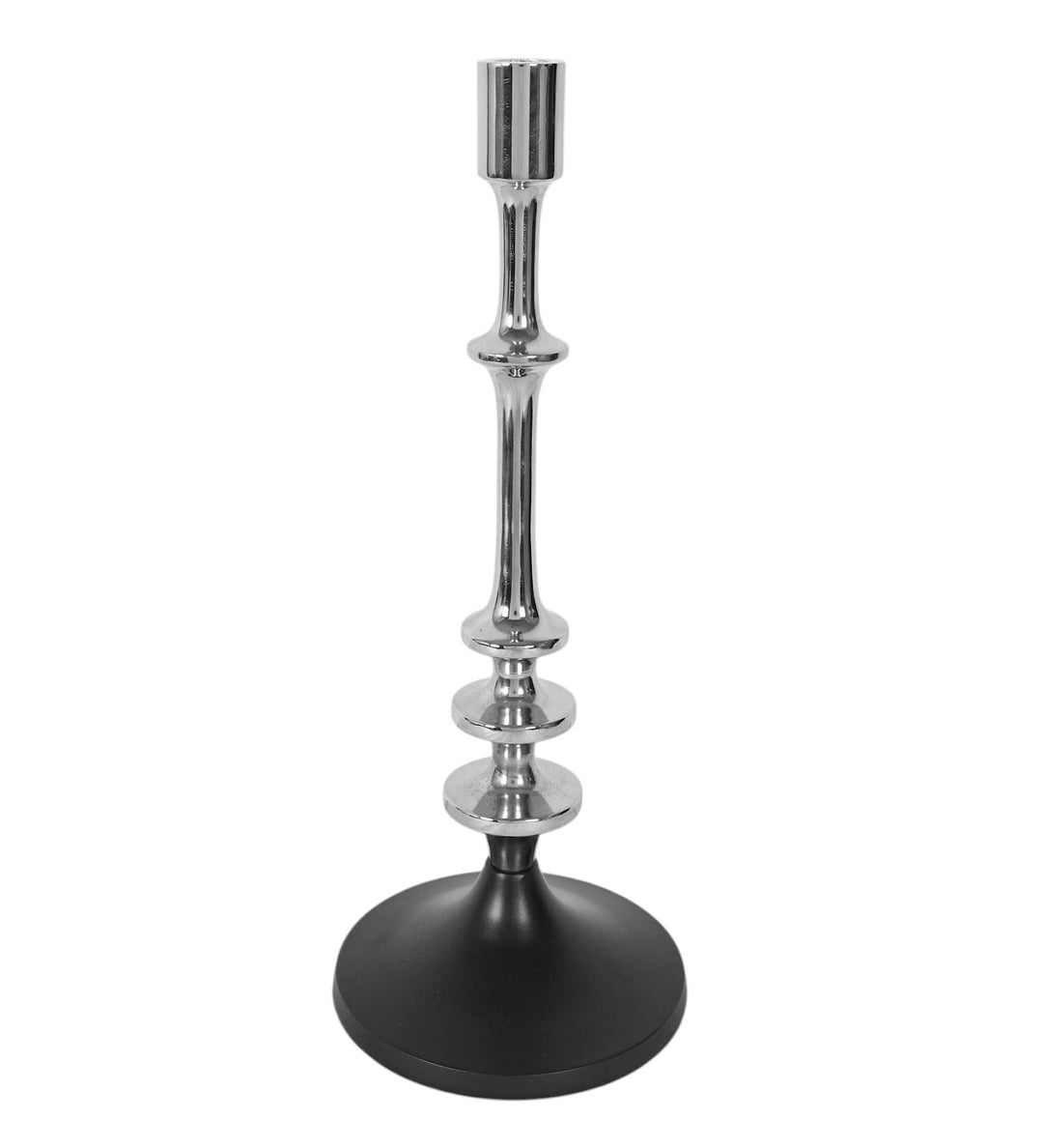Expobazaar Aristea Silver Candle Holder Medium