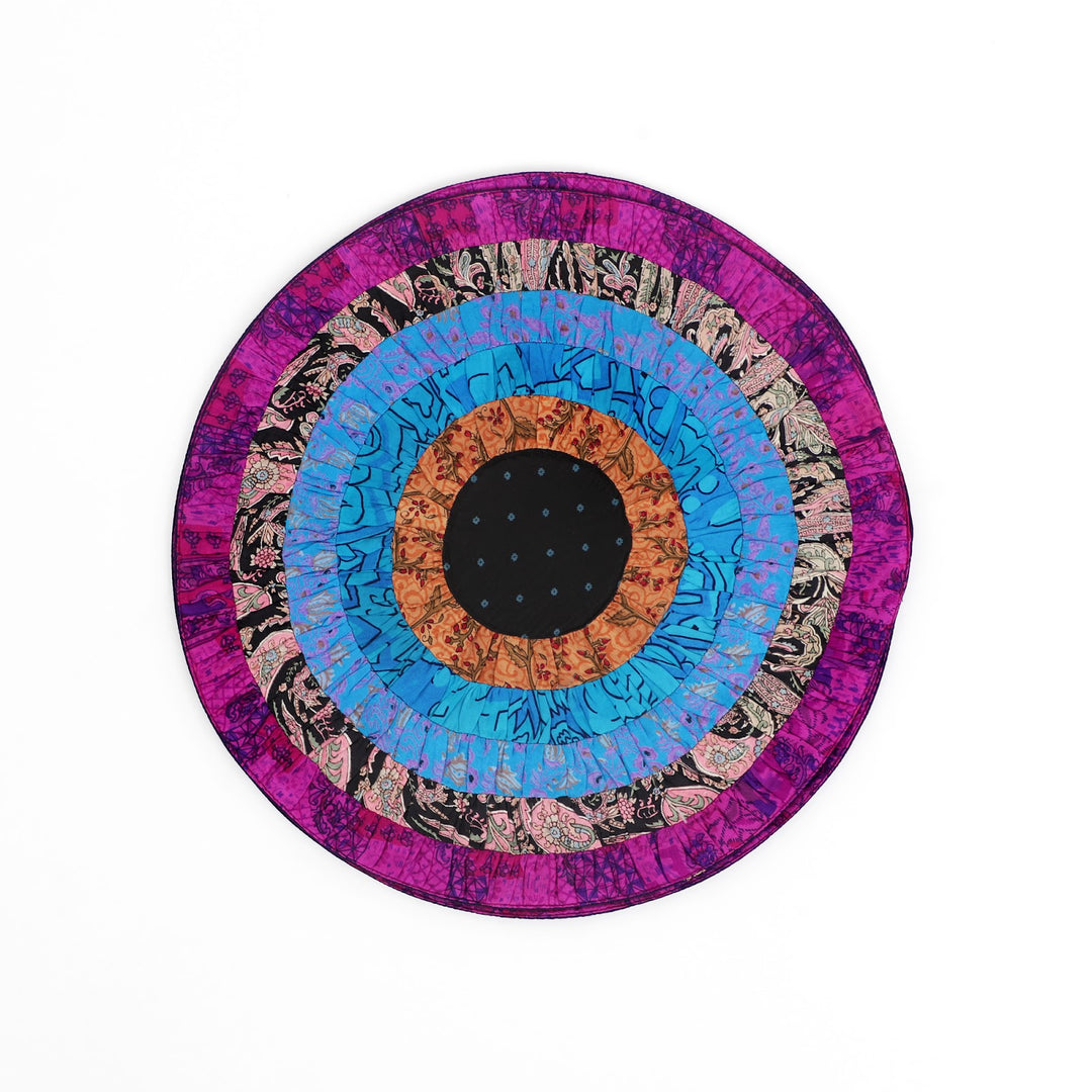 Silk Round Table Mat Set of 2, view 27