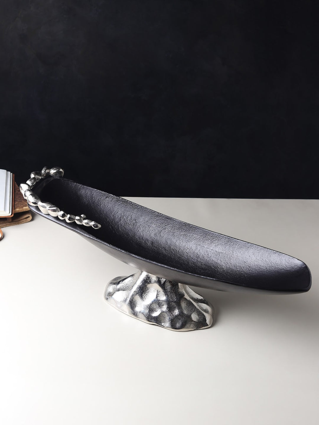 Expobazaar Stones Orivia Silver Platter Medium