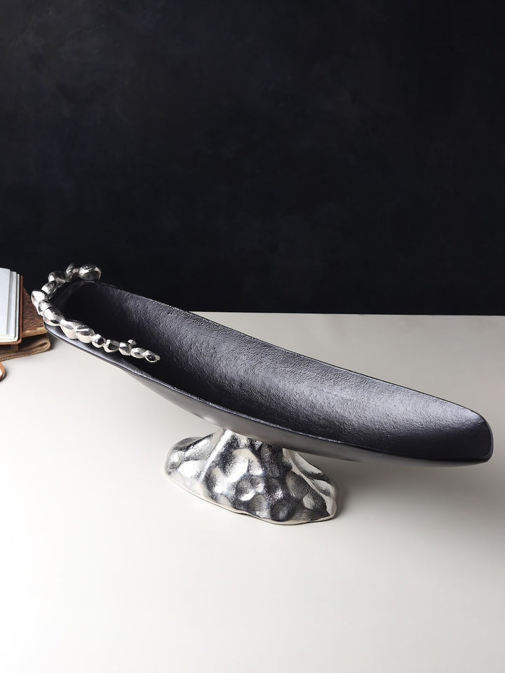 Expobazaar Stones Orivia Silver Platter Medium