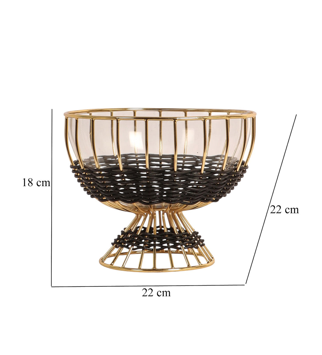 Expobazaar Elowen Bloom Medium Bowl Gold