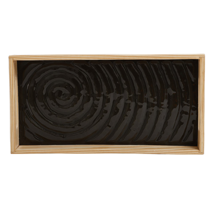 Expobazaar Duran Spiral Glass Tray