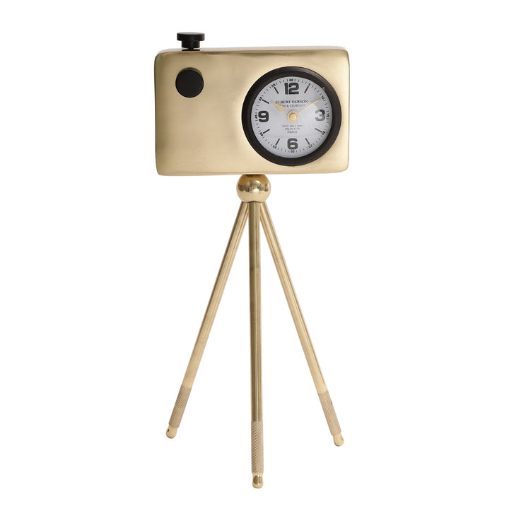 Expobazaar Cameratic Clock in Gold