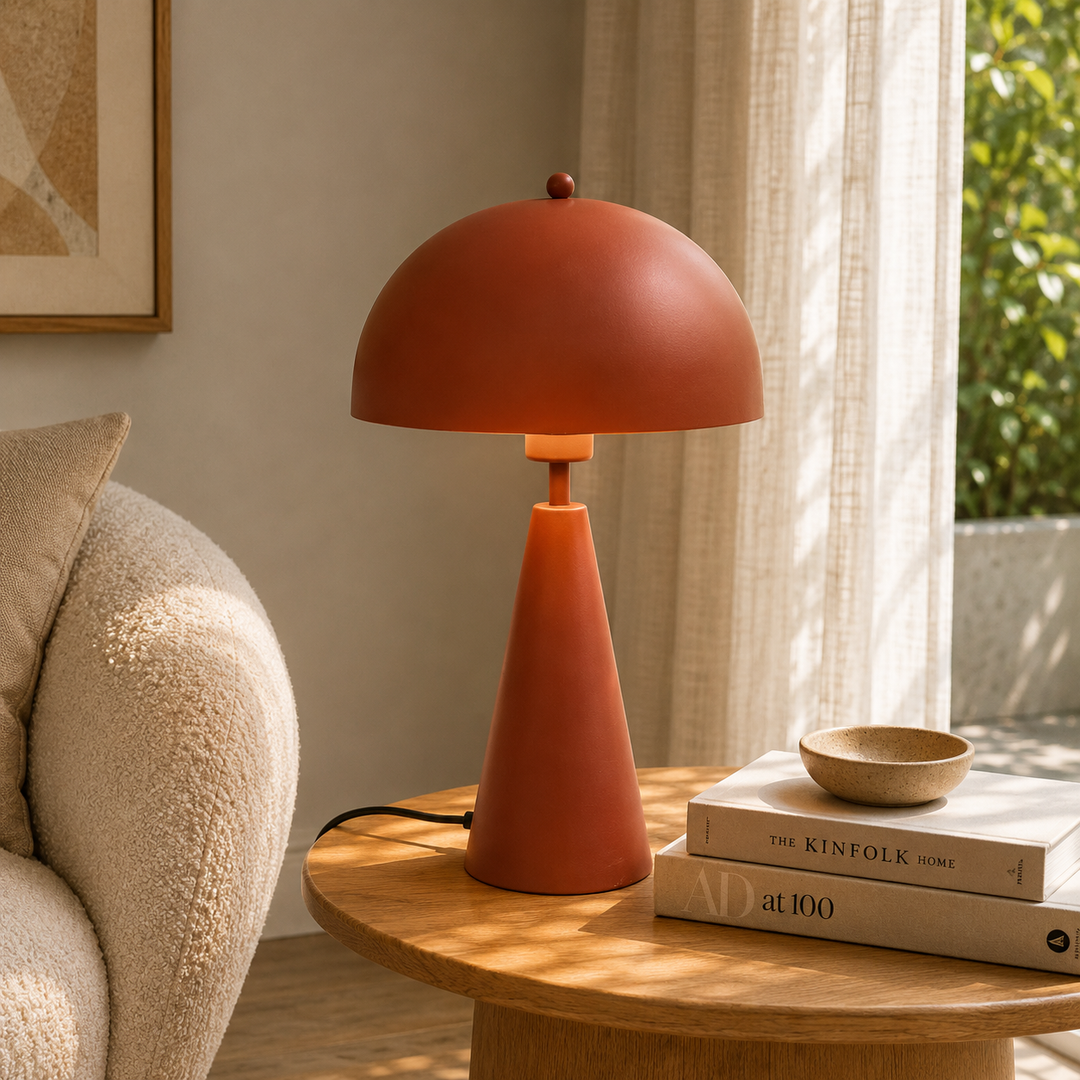 Metal Table Lamp for Living Room & Bedroom