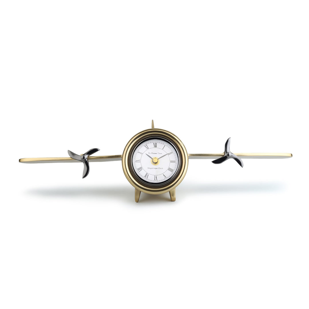 Expobazaar Jettison Table Clock In Gold