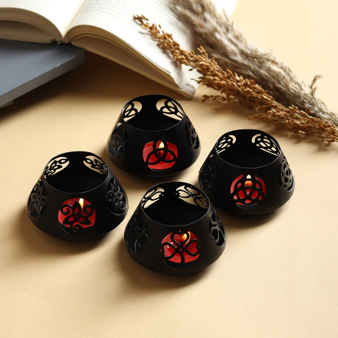 Expobazaar Sharingan T light Holder black