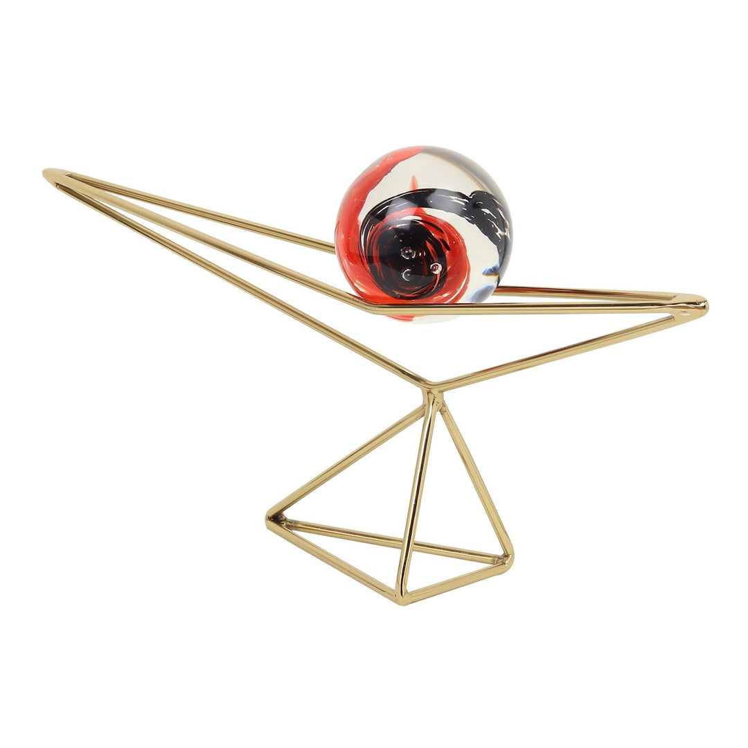 Expobazaar Orbs Triangular Nexus With Red Ball