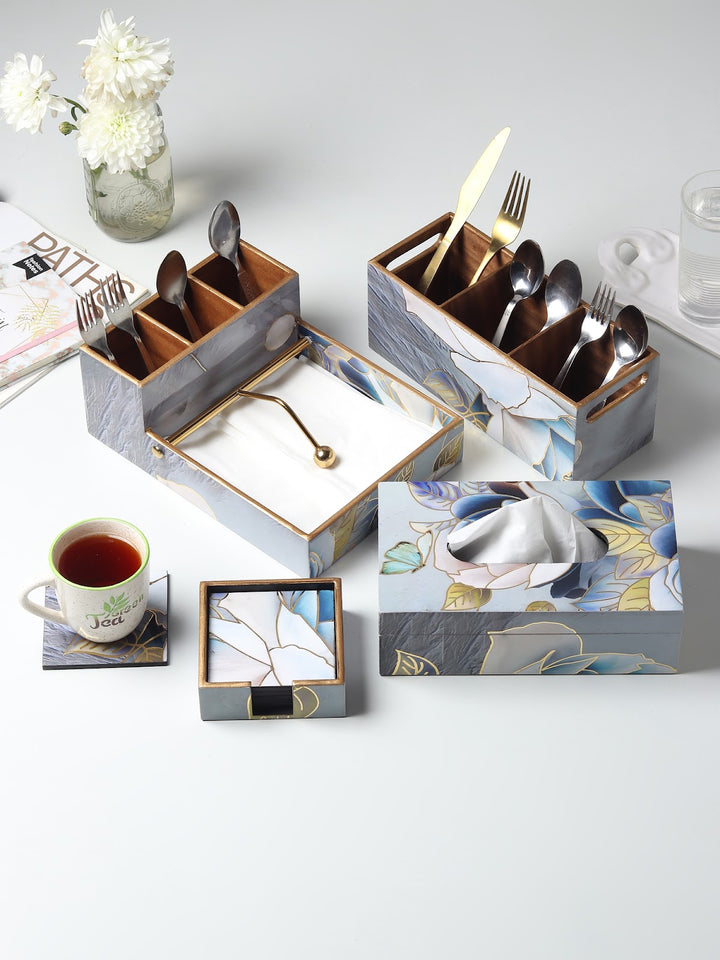 Expobazaar Azure Whisper Cutlery Holder