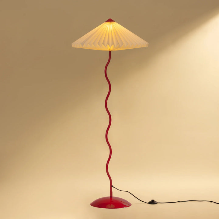 Expobazaar Floor Lamp Crimson Red
