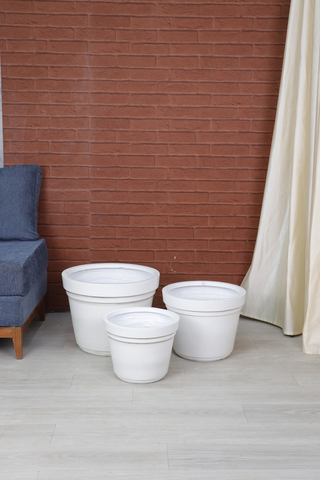 Expobazaar Modern Speckled Grey Large Planter
