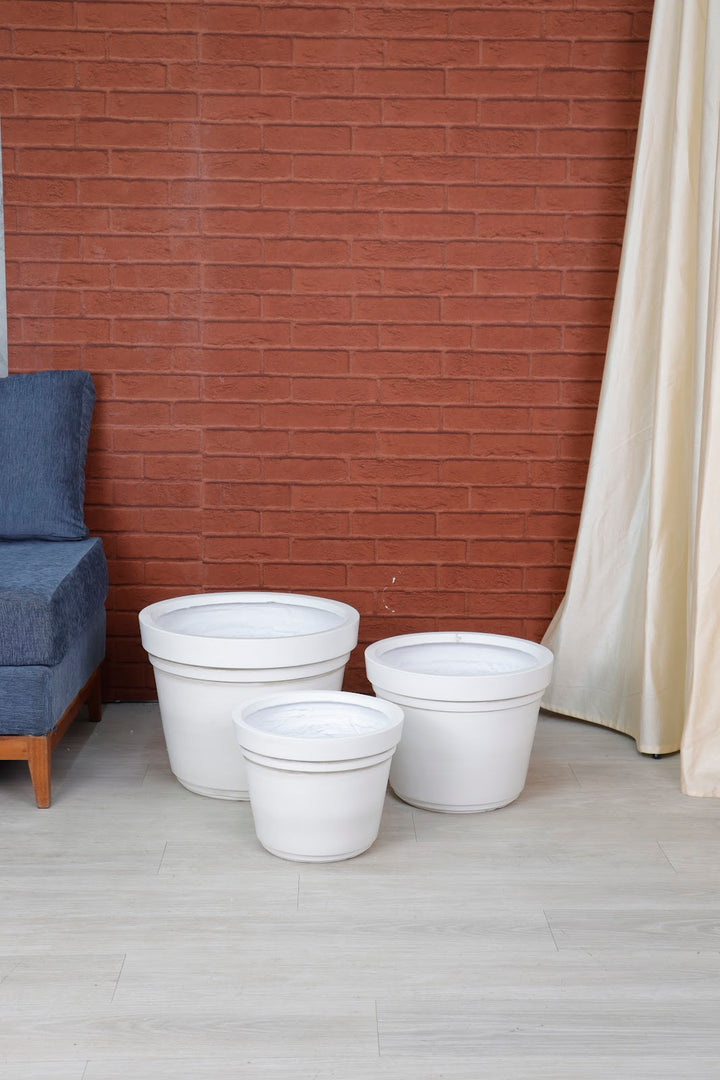 Expobazaar Modern Speckled Grey Large Planter