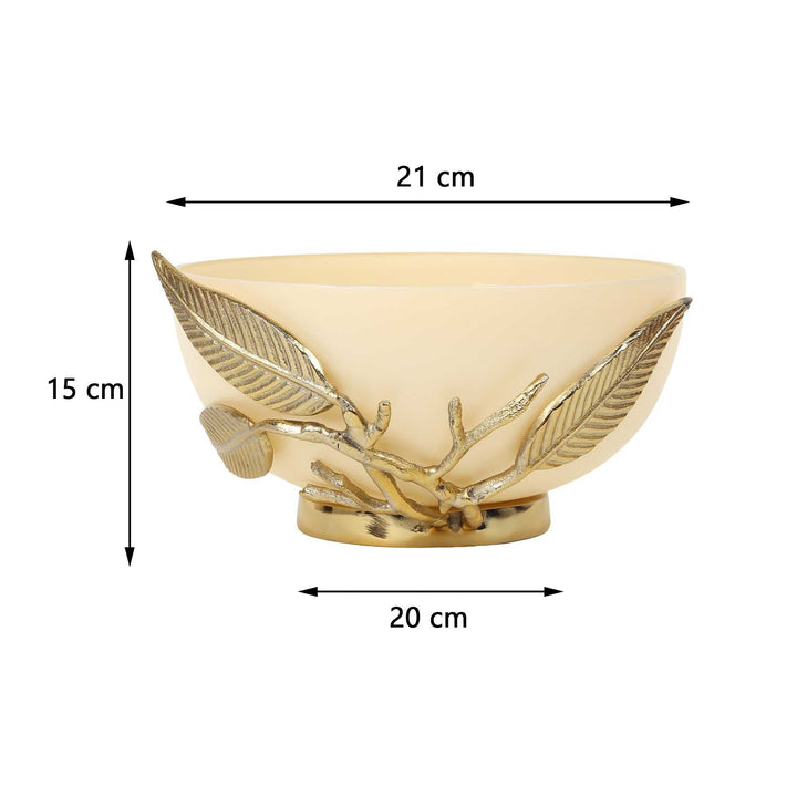 Enchanted Vine Glass Treasure | Vine-Wrapped Glass Bowl for Elegance