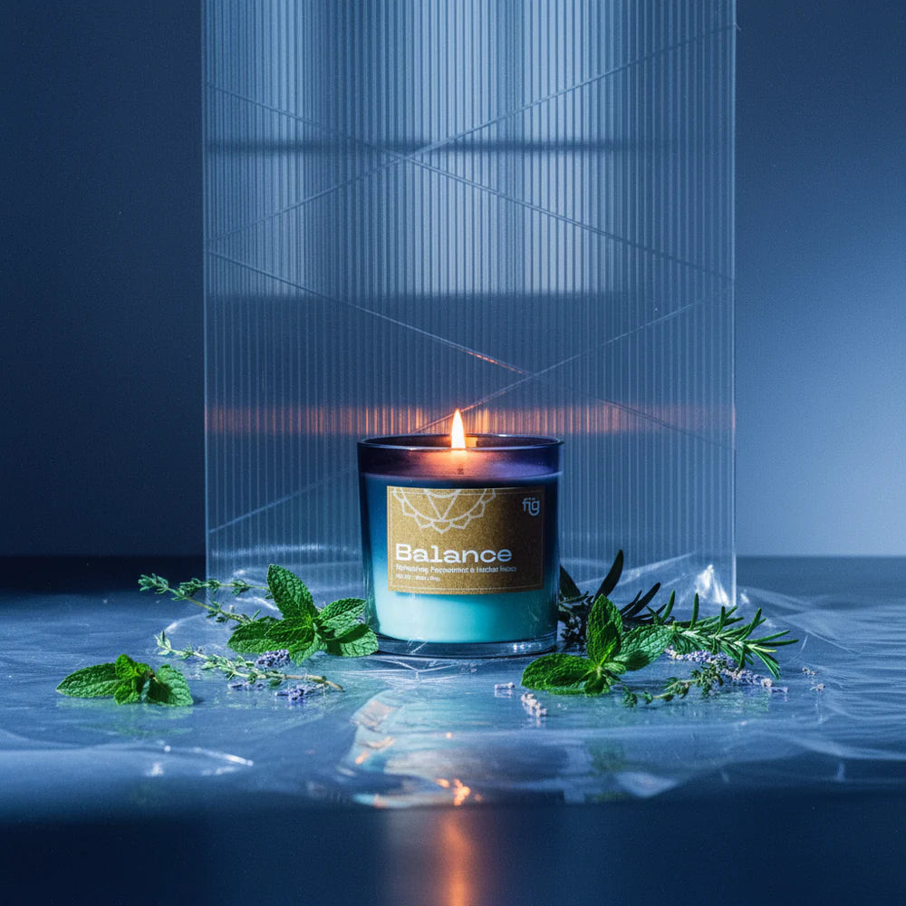 Expobazaar Balance Peppermint Vegan Wax Scented Candle