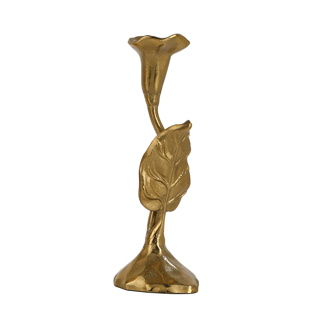 Jules Petite Gold Candle Glow | Delicate Candle Holder for Intimate Ambiance