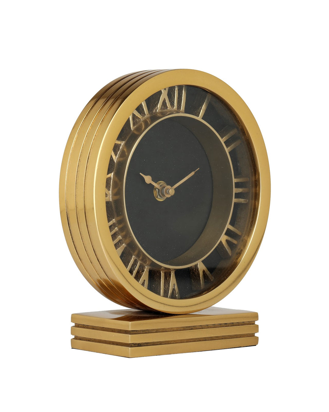 Expobazaar The Timepeice Gold Table Clock