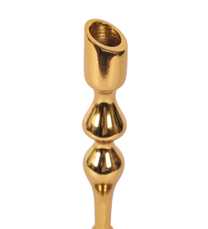 Expobazaar Lumora Small Gold Candle Holder
