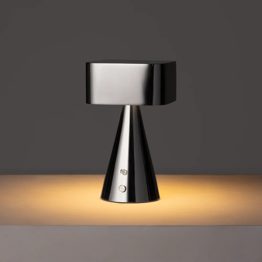 Expobazaar Chrome Portable Lamp Titanium