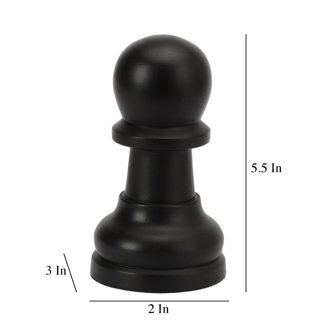 Expobazaar Chess Pawn Black Showpiece