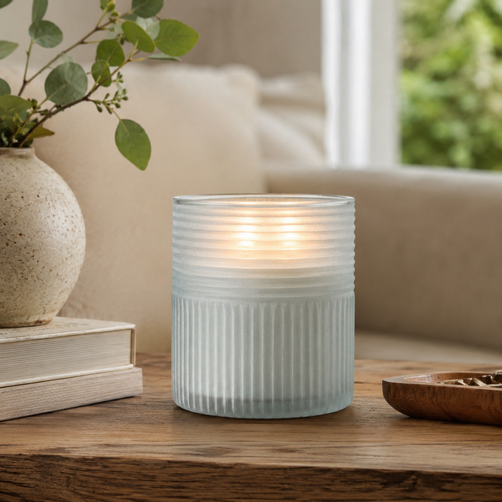 Glass Candle Holder, Sky